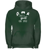 Hocus Pocus I Put A Spell on You Kids Heavyweight Pullover Hoodie