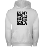 In My Football Sister Era Sports Shirt Kids Heavyweight Pullover Hoodie