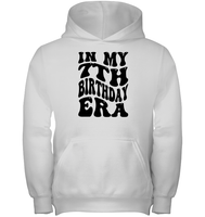 In My 7th Birthday Era Birthday Shirt Kids Tee, Hoodie, Sweatshirt