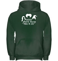 Hocus Pocus Another Glorious Morning Makes Me Sick Kids Heavyweight Pullover Hoodie