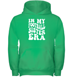 In My Football Sister Era Sports Shirt Kids Heavyweight Pullover Hoodie