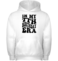 In My 7th Birthday Era Birthday Shirt Kids Tee, Hoodie, Sweatshirt