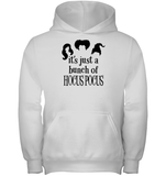 Hocus Pocus It's Just A Bunch Of Hocus Pocus Kids Heavyweight Pullover Hoodie