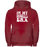 In My Baseball Era Sports Shirt Kids Heavyweight Pullover Hoodie