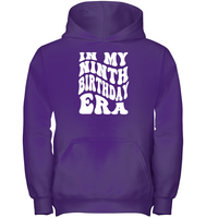 In My Ninth Birthday Era  Birthday Shirt Kids Tee, Hoodie, Sweatshirt