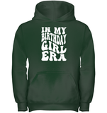 In My Birthday Girl Era Birthday Shirt Kids Heavyweight Pullover Hoodie