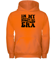 In My Wrestling Era Sports Shirt Kids Heavyweight Pullover Hoodie
