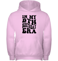 In My 8th Birthday Era Birthday Shirt Kids Tee, Hoodie, Sweatshirt