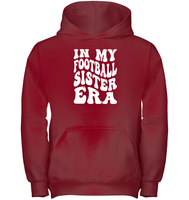 In My Football Sister Era Sports Shirt Kids Heavyweight Pullover Hoodie