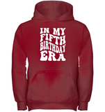 In My Fifth Birthday Era Birthday Shirt Kids Tee, Hoodie, Sweatshirt