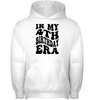 In My 4th Birthday Era Birthday Shirt Kids Tee, Hoodie, Sweatshirt