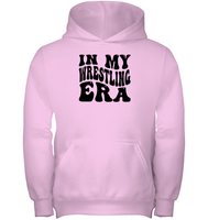 In My Wrestling Era Sports Shirt Kids Heavyweight Pullover Hoodie