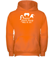 Hocus Pocus Another Glorious Morning Makes Me Sick Kids Heavyweight Pullover Hoodie