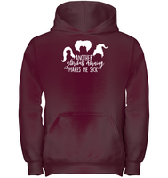 Hocus Pocus Another Glorious Morning Makes Me Sick Kids Heavyweight Pullover Hoodie