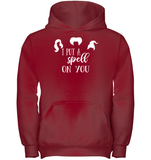 Hocus Pocus I Put A Spell on You Kids Heavyweight Pullover Hoodie