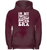 In My Football Sister Era Sports Shirt Kids Heavyweight Pullover Hoodie