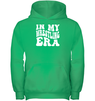 In My Wrestling Era Sports Shirt Kids Heavyweight Pullover Hoodie
