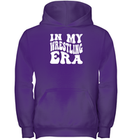 In My Wrestling Era Sports Shirt Kids Heavyweight Pullover Hoodie