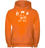 Hocus Pocus I Put A Spell on You Kids Heavyweight Pullover Hoodie