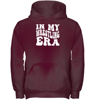 In My Wrestling Era Sports Shirt Kids Heavyweight Pullover Hoodie