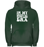 In My Wrestling Era Sports Shirt Kids Heavyweight Pullover Hoodie