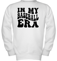 In My Baseball Era Sports Shirt Kids Fleece Pullover Sweatshirt