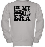In My Baseball Era Sports Shirt Kids Fleece Pullover Sweatshirt