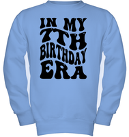 In My 7th Birthday Era Birthday Shirt Kids Tee, Hoodie, Sweatshirt