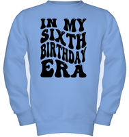 In My Sixth Birthday Era  Birthday Shirt Kids Tee, Hoodie, Sweatshirt