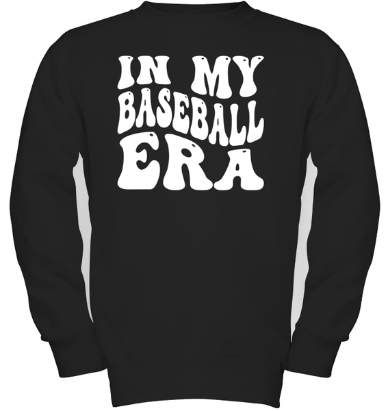 In My Baseball Era Sports Shirt Kids Fleece Pullover Sweatshirt