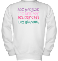 50% Mermaid, 30% Unicorn, 20% Princess – 100% Magical Baby Onesie