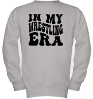 In My Wrestling Era Sports Shirt Kids Fleece Pullover Sweatshirt