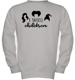 Hocus Pocus I Smell Children Kids Fleece Pullover Sweatshirt