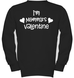 I'm Mommy's Valentine Kids Fleece Pullover Sweatshirt