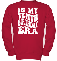 In My Tenth Birthday Era Birthday Shirt Kids Tee, Hoodie, Sweatshirt
