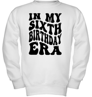 In My Sixth Birthday Era  Birthday Shirt Kids Tee, Hoodie, Sweatshirt