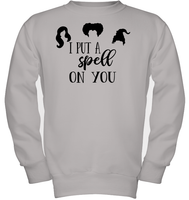 Hocus Pocus I Put A Spell on You Kids Fleece Pullover Sweatshirt