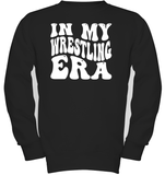 In My Wrestling Era Sports Shirt Kids Fleece Pullover Sweatshirt