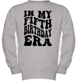 In My Fifth Birthday Era Birthday Shirt Kids Tee, Hoodie, Sweatshirt