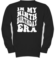 In My Ninth Birthday Era  Birthday Shirt Kids Tee, Hoodie, Sweatshirt