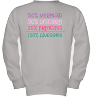 50% Mermaid, 30% Unicorn, 20% Princess – 100% Magical Baby Onesie