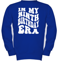 In My Ninth Birthday Era  Birthday Shirt Kids Tee, Hoodie, Sweatshirt