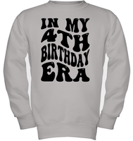 In My 4th Birthday Era Birthday Shirt Kids Tee, Hoodie, Sweatshirt