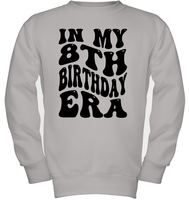 In My 8th Birthday Era Birthday Shirt Kids Tee, Hoodie, Sweatshirt
