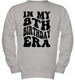 In My 8th Birthday Era Birthday Shirt Kids Tee, Hoodie, Sweatshirt