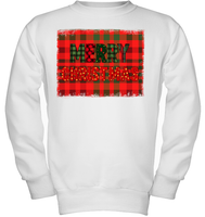 Merry Christmas Shirt  With Plaid For Women