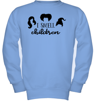 Hocus Pocus I Smell Children Kids Fleece Pullover Sweatshirt
