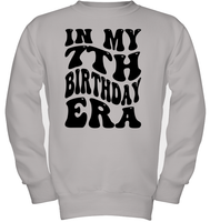 In My 7th Birthday Era Birthday Shirt Kids Tee, Hoodie, Sweatshirt