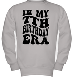 In My 7th Birthday Era Birthday Shirt Kids Tee, Hoodie, Sweatshirt