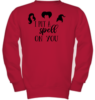 Hocus Pocus I Put A Spell on You Kids Fleece Pullover Sweatshirt